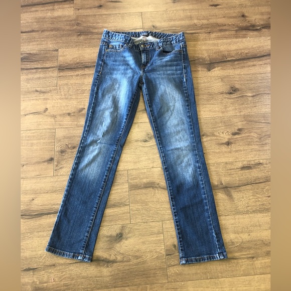 CALVIN KLEIN ULTIMATE SKINNY MID RISE WASHED BLUE JEANS IN SIZE 4_27 - Picture 2 of 5